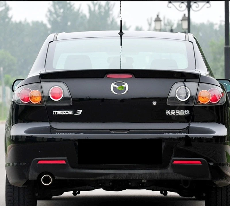 Декоративный Неокрашенный задний спойлер для Mazda 3 2007-2013 из высококачественного