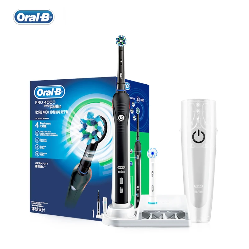 Зубная щетка Oral B 3D звуковая электрическая для взрослых|Электрические зубные