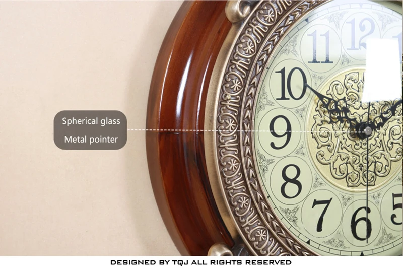 Meijswxj большие настенные часы Saat Reloj Relogio de parede Европейский стиль часы Duvar Saati Horloge Murale деревянные немой часы с маятником
