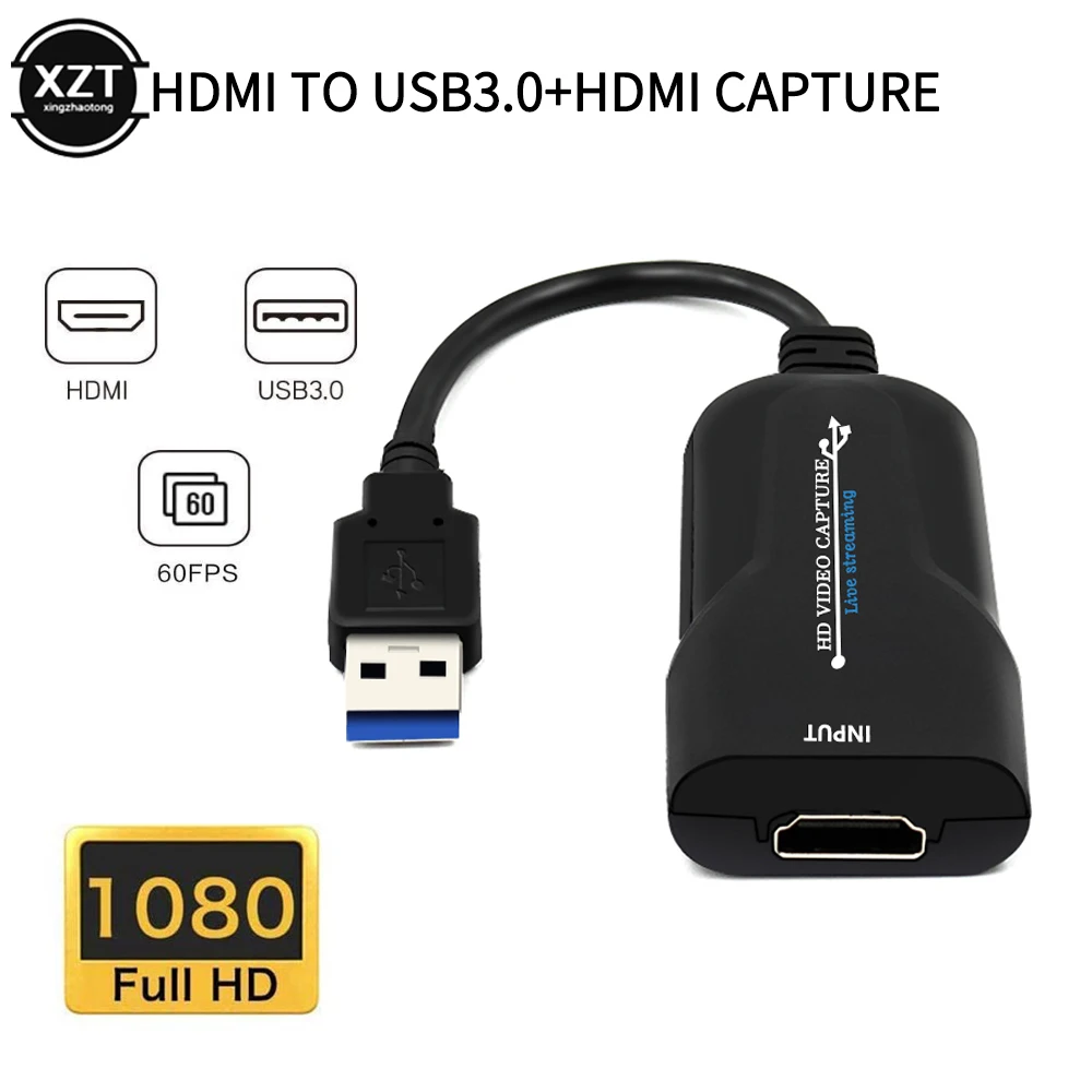 USB 3 0 HDMI игровая Карта видеозахвата 1080P 60fps видео надежный потоковый адаптер для PS4