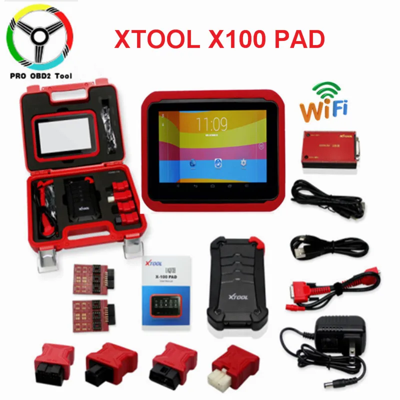 Lastest XTOOL X100 PAD Авто ключ программист X-100 PAD обновление онлайн EEPROM адаптер Pwoerful Функция как X300 Pro DHLFree