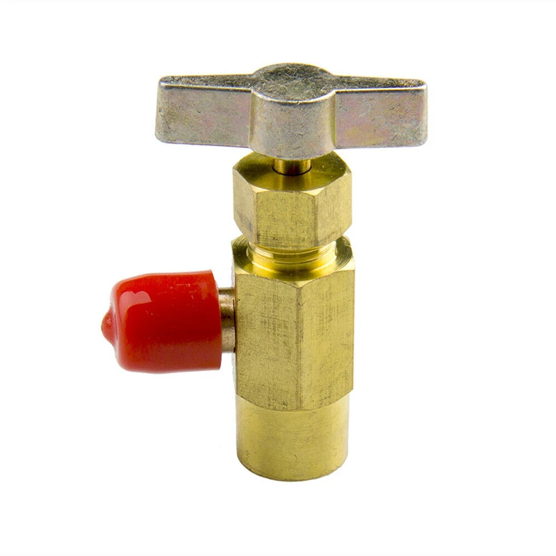 R-134a R-134 AC Refrigerant Gold Brass Can Tap Dispensing 1/2ACME Thread Valve | Автомобили и мотоциклы