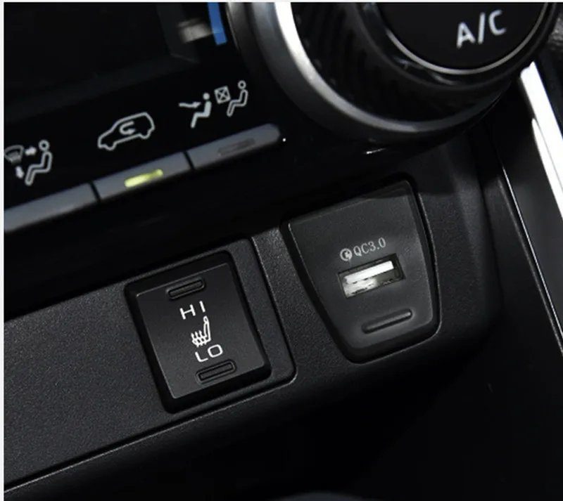 Автомобильное зарядное устройство QC3.0 для Toyota RAV4 2019 2020 2021|Кабели адаптеры и