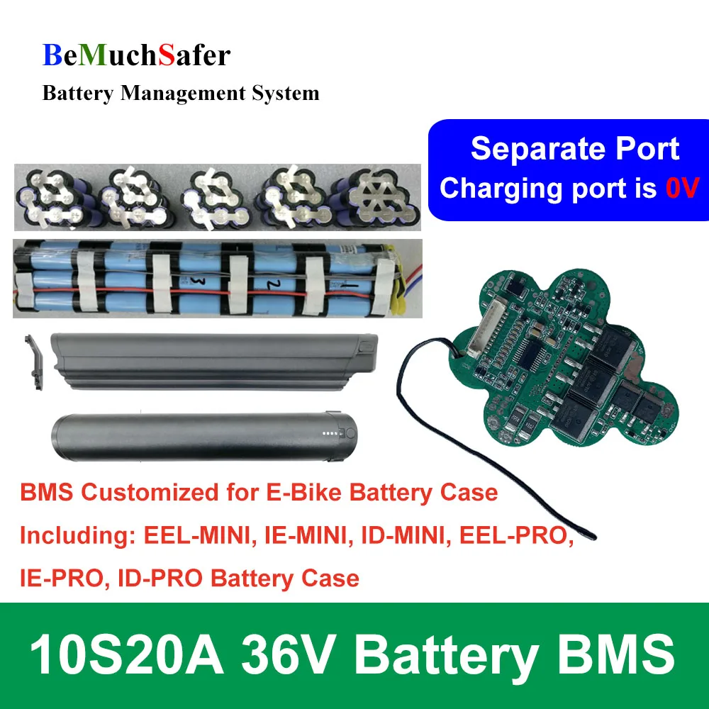 BeMuchSafer 10S 13S 20A 36V 48V BMS раздельный порт для зарядки 0V 10S20A 13S20A | Электроника