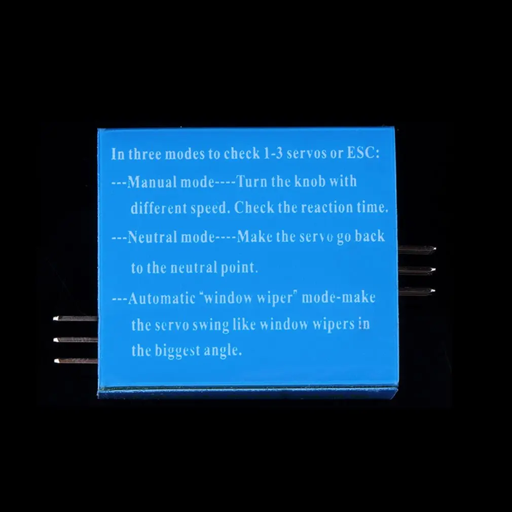 

Multi Servo Tester 3CH ECS Consistency Speed Controler Power Channel CCPM Meter Master Checker RC Dron Helicopter Parts