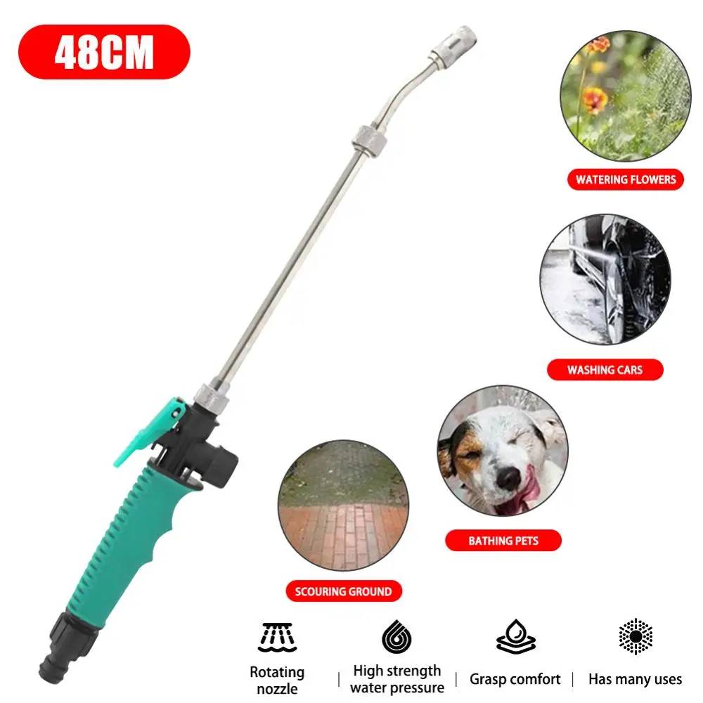 

Car High Pressure Water Gun High Pressure Adjustable Fog Breeding Seedlings Sprayer Watering Spray Sprinkler Cleaning Tool