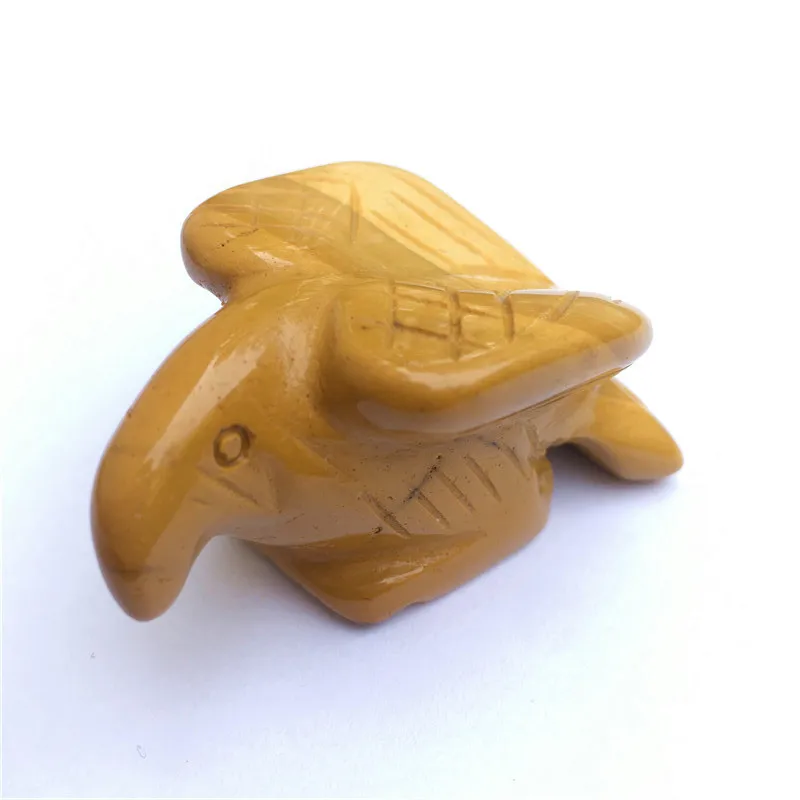 1 шт. натуральный кристалл ручной резной Орел Статуэтка кварцевый орел Исцеление