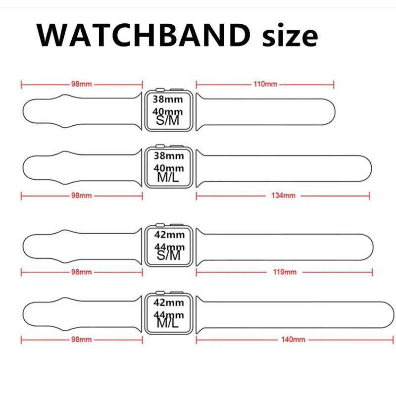 ML чехол и ремешок для Apple Watch 6 Band 44 мм 40 2 в 1 iwatch Силиконовый Браслет 5 4 3 38 42