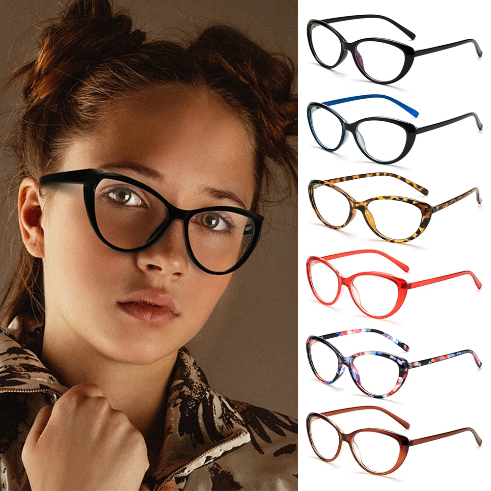 Очки кошачий глаз в стиле ретро для мужчин и женщин компьютерные игровые с