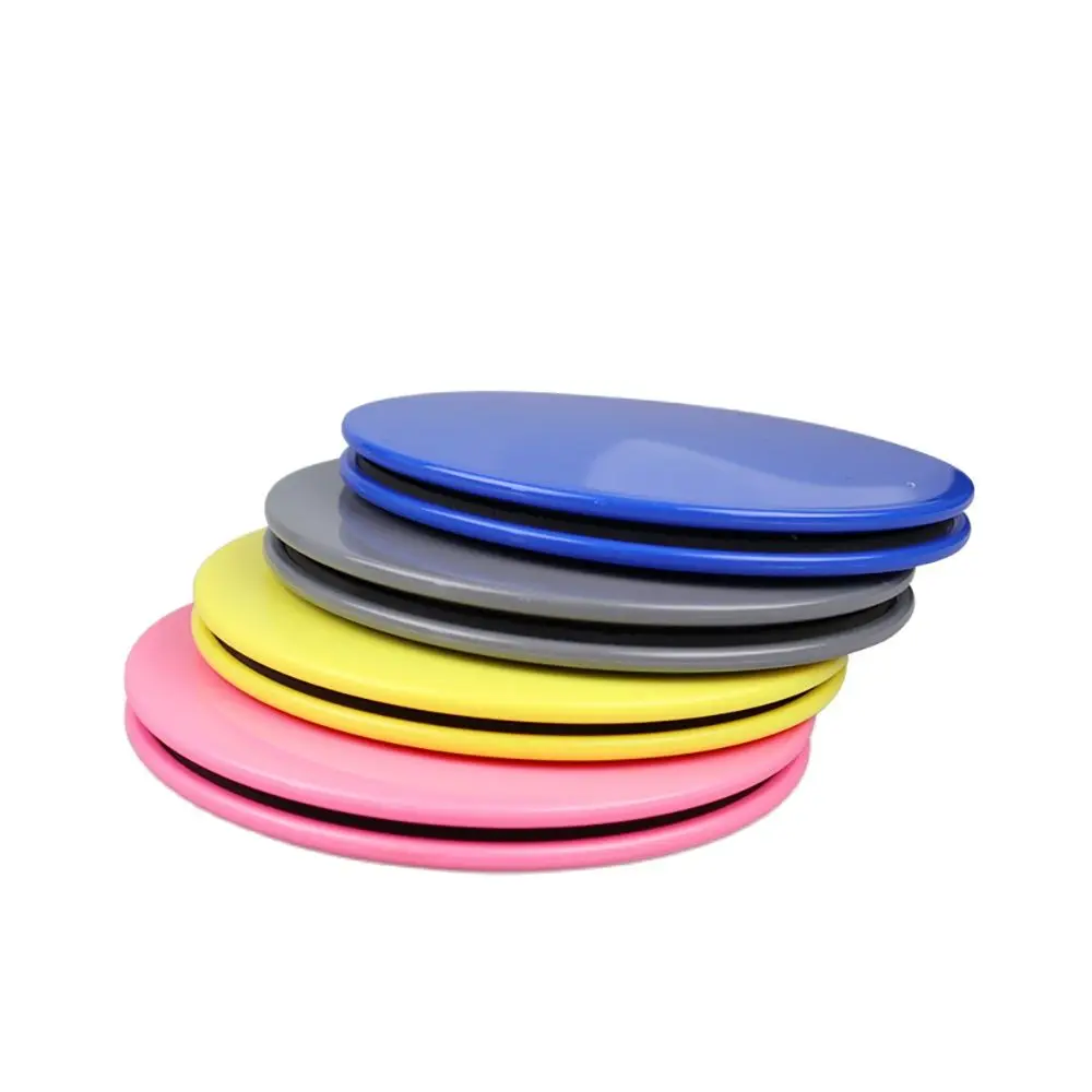 

2 PCS Exercise Equipment Sliders for Workout Core Fitness Slider AB Dual Sided Gliding Disc Mat Pad for Carpet Hardwood Gym Home