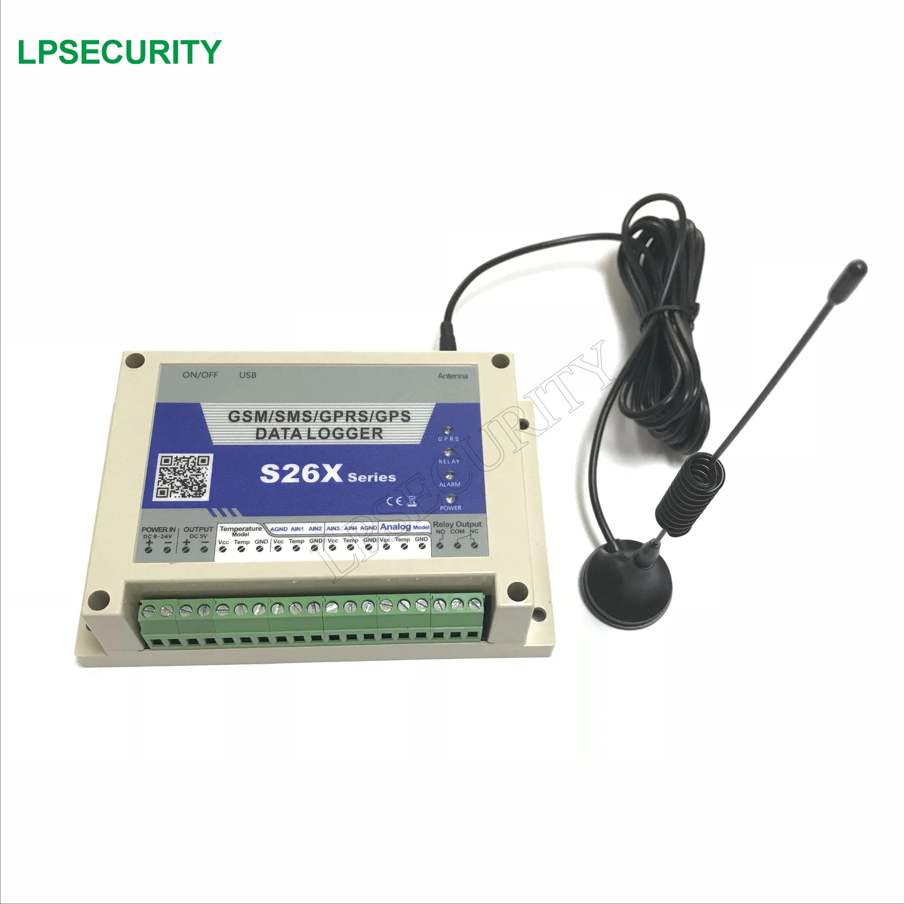 GSM/GPRS/GPS/TCP/IP Температура регистратор/менеджер/монитор S260-2G веб-центр контроля для