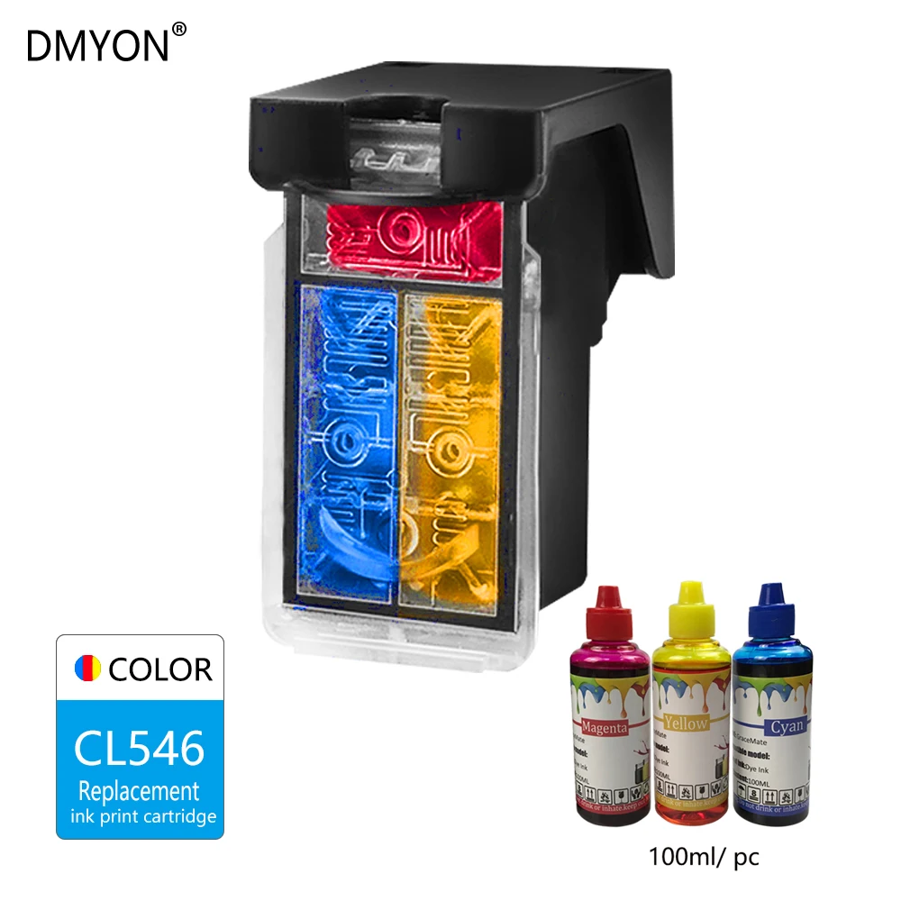 DMYON CL546 трехцветный картридж для Canon 546 Pixma MG2950 MG2550 MG2500 MG3050 MG2450 MG3051 MX495