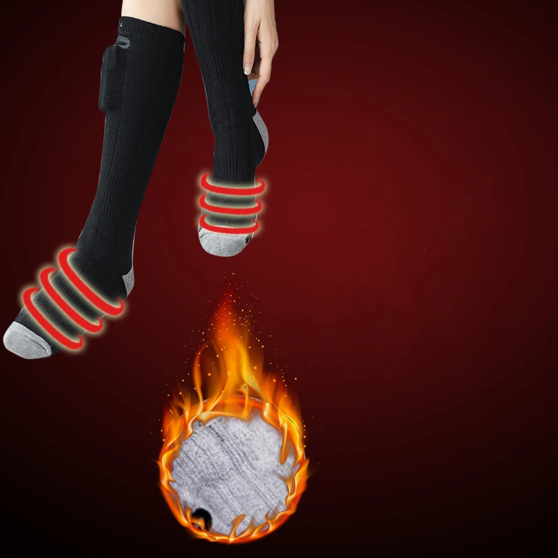 

ELOS-Heated Socks Electric Winter Warm for Men Women Camping Fishing Skiing