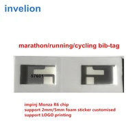 1000pclot bib tag rfid impinj monza chip timing systems for running and race registration apps for marathons triathlons