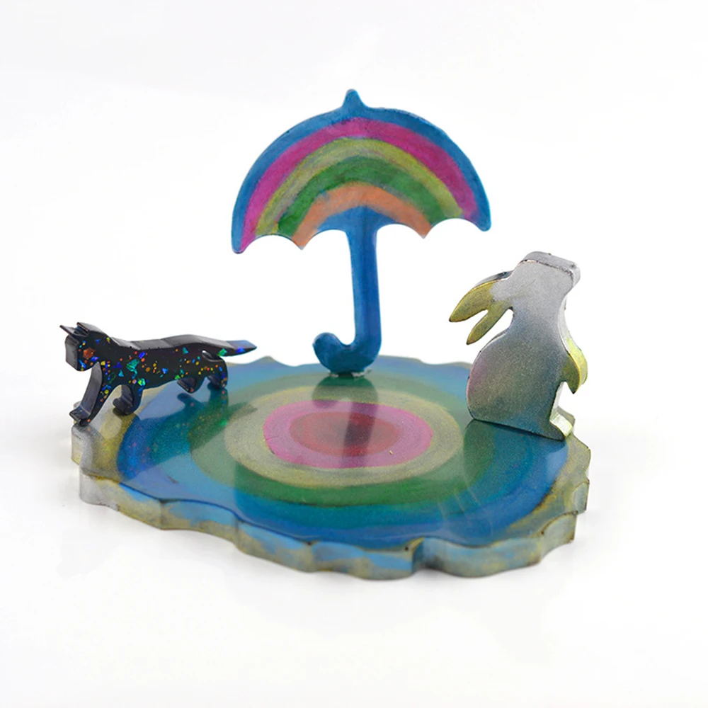 Волнистая форма для подстаканников DIY кристаллическая капельная клея волнистая