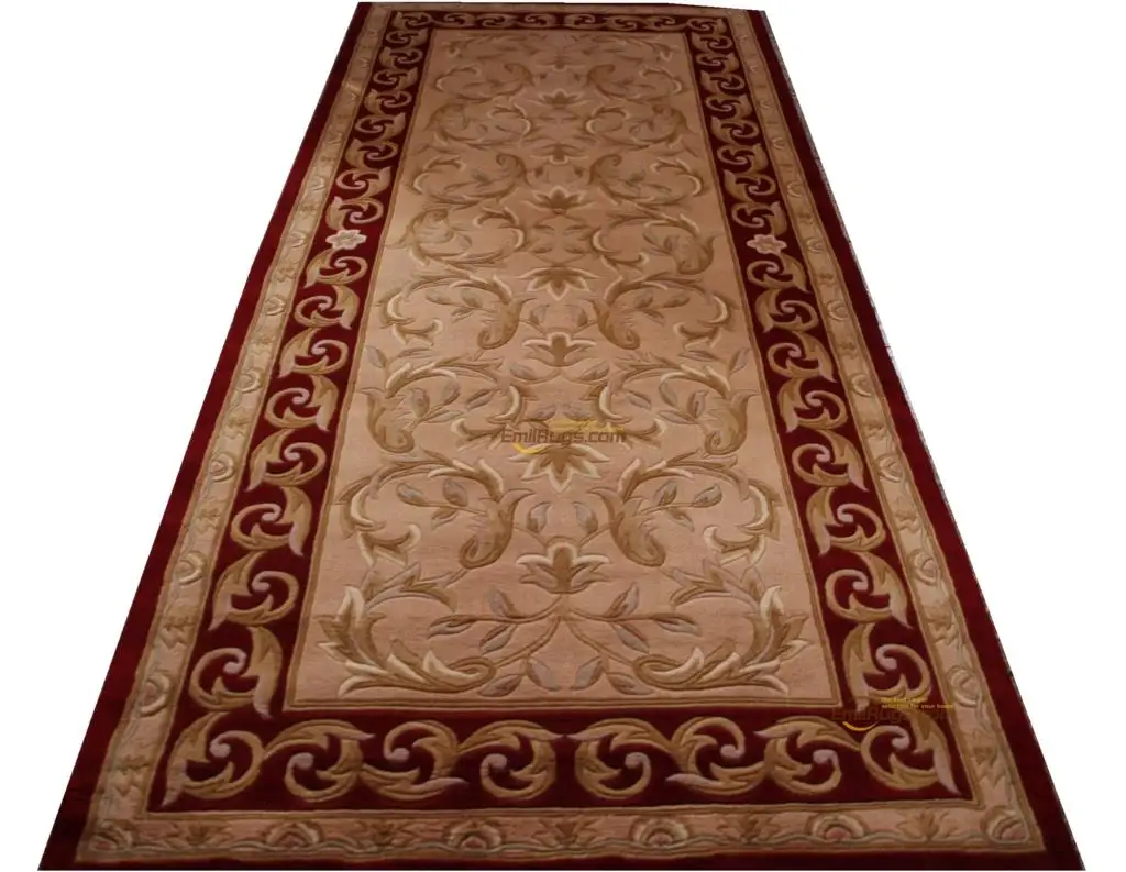 

knitted carpet Antique French Rug Handmade Runner Carpet Room Floor Decoration Round Luxury Rug Ethnic Stylecarpet 3d carpet