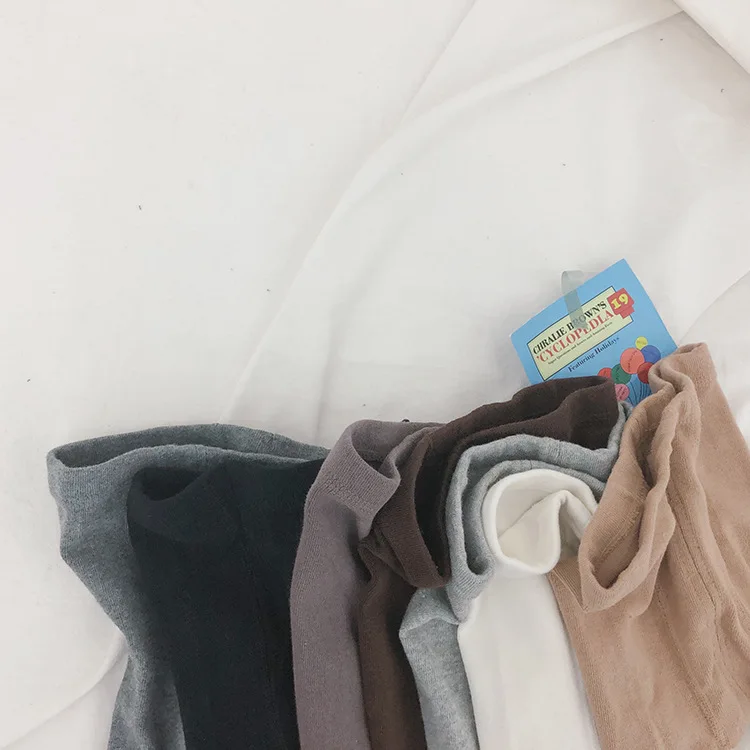 Милые леггинсы из чесаного хлопка для девочек Сезон осень зима детские