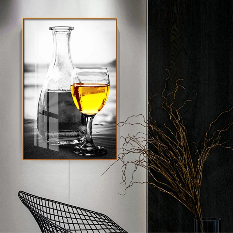 Nordic Style Kitchen Wall Art Canvas Painting Beer Posters and Prints Pictures for Room Living Home Decor | Дом и сад