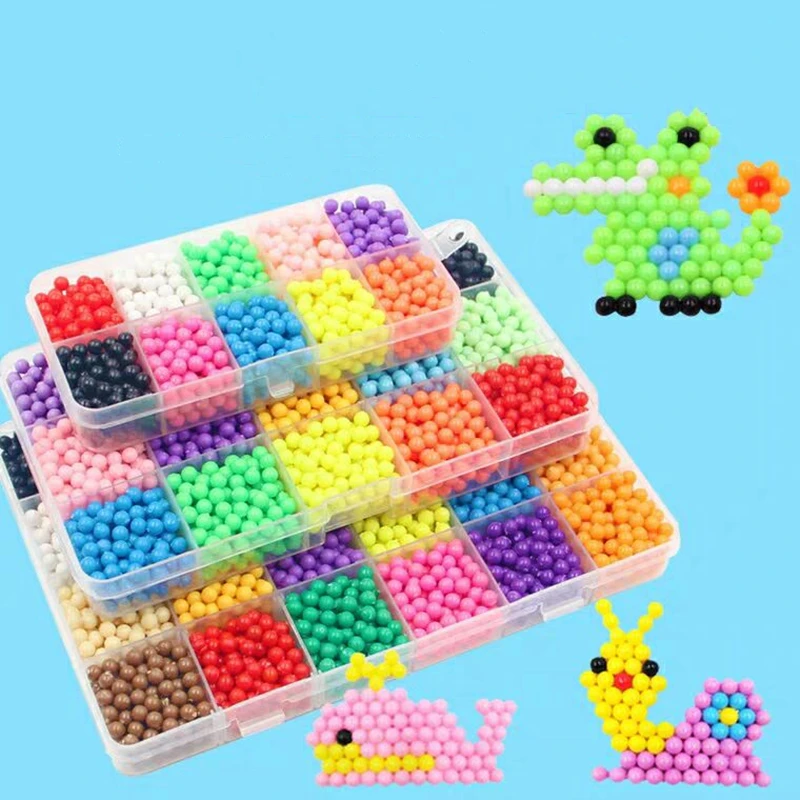 11000 шт. Детские бусины для детей DIY из хрусталя креативный материал бисер водяной
