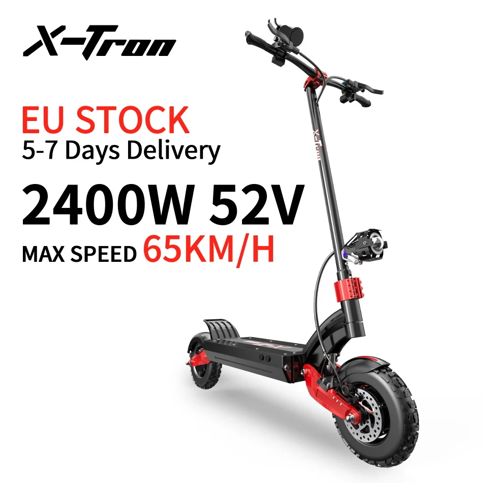 X Tron X10 Электрический скутер для взрослых 2400 Вт 3200 70 км/ч внедорожник 52 в 60 E 10
