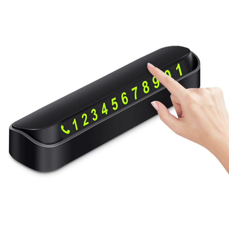 Карточка с телефоном для временной парковки автомобильная карточка номером