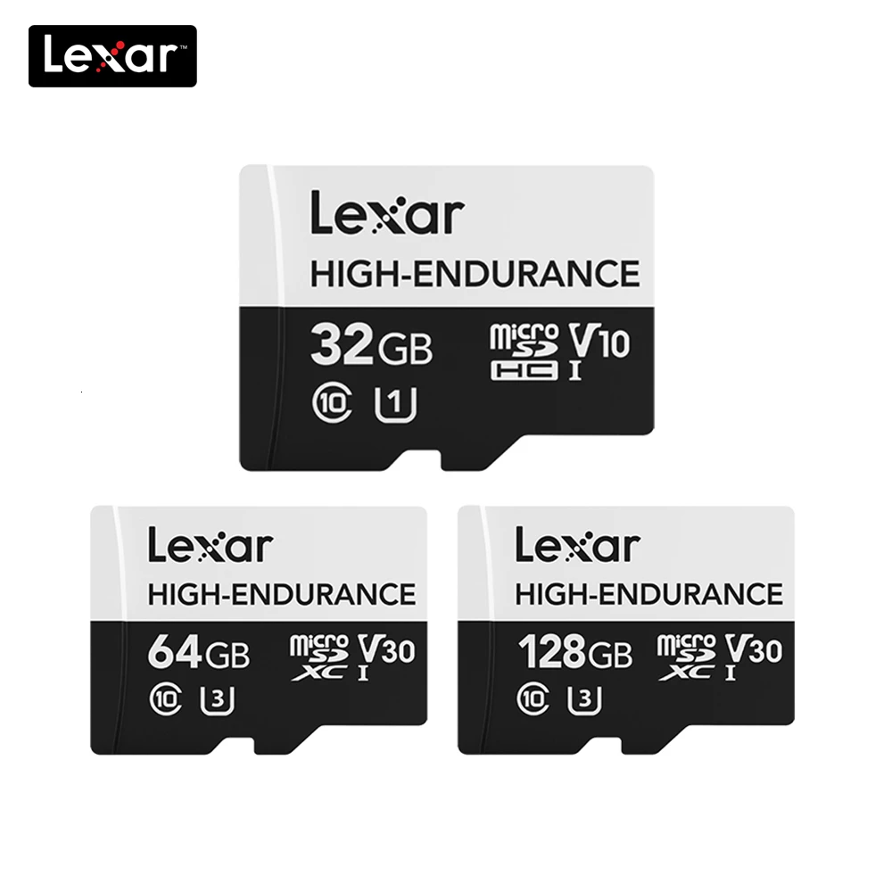 Lexar High Endurance Micro SD Card 32GB SDHC V10 Max 100MB/s Memory 64GB 128GB SDXC V30 C10 Waterproof TF For 4K Video | Компьютеры и