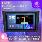 Автомобильный радиоприемник IPS, стерео Android 11 с голосовым ии для Volkswagen VW Golf 6 2008-2016, мультимедийный плеер, навигация Carplay DSP, автомобильное радио