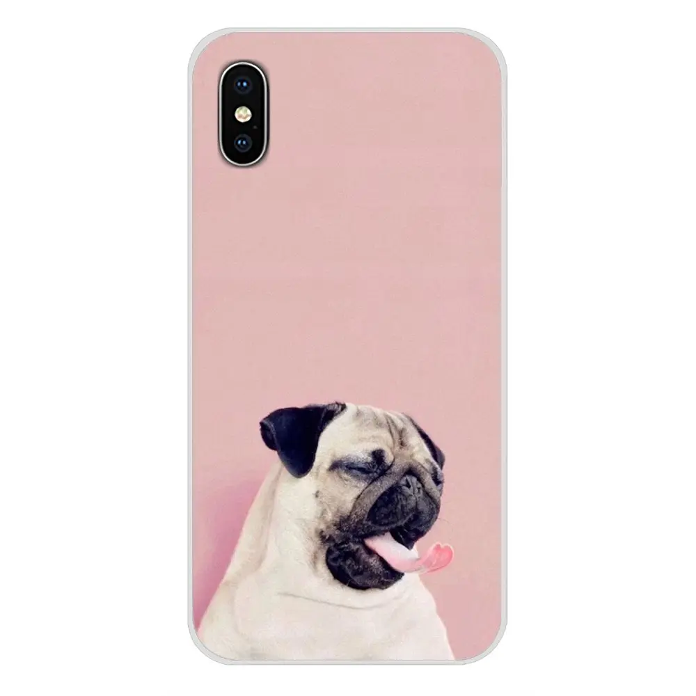Для huawei Коврики Honor 4C 5C 5X6X7 7A 7C, 8, 9, 10, 8C 8X20 Lite Pro Аксессуары телефон оболочки чехлы животных милая собака мопс - Цвет: images 11
