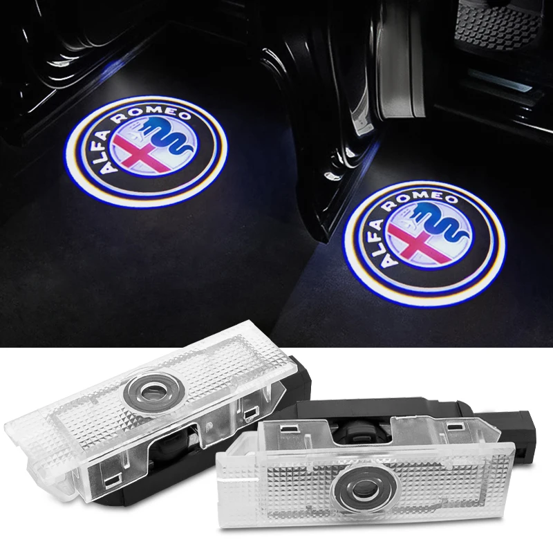2 шт. светодиодный двери автомобиля Добро пожаловать светильник Logo проектор для