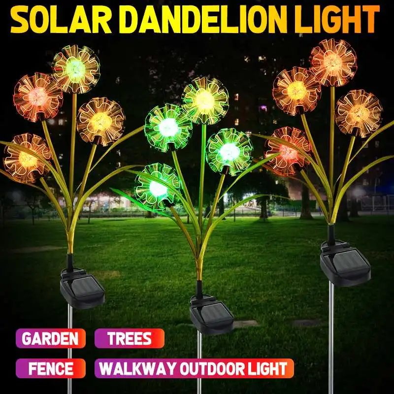 

LED Waterproof Garden Solar LED Light Outdoor Landscape Lighting Landscape Night Flower Lamp Lights Garden Path Decoration