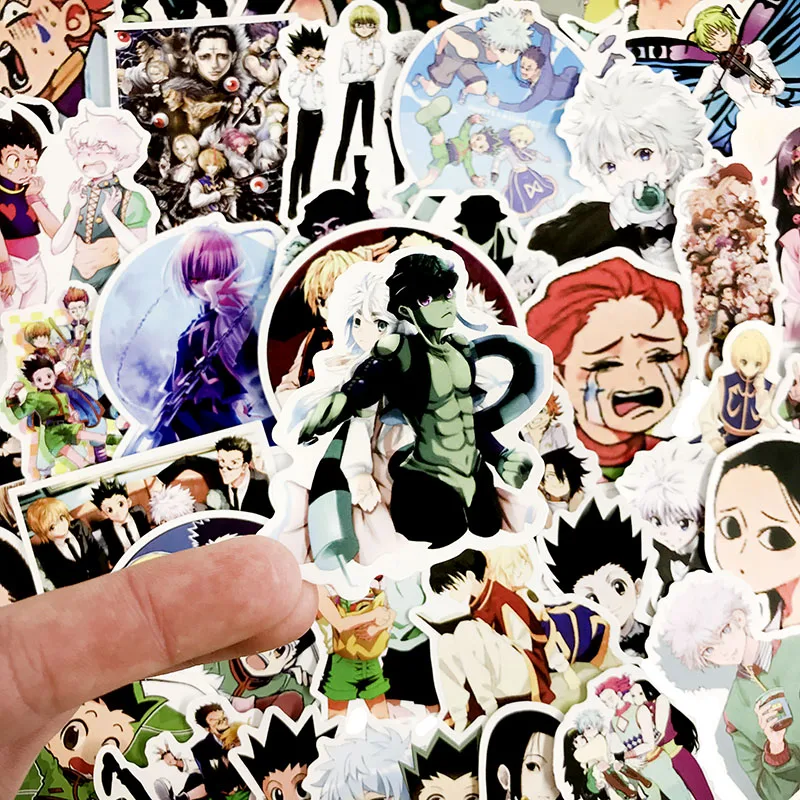 

10/100pcs/set Mixed Hunter X Hunter Adventure Sticker For Skateboard Snowboard Laptop Phome Luggage Refrigerator Laptop