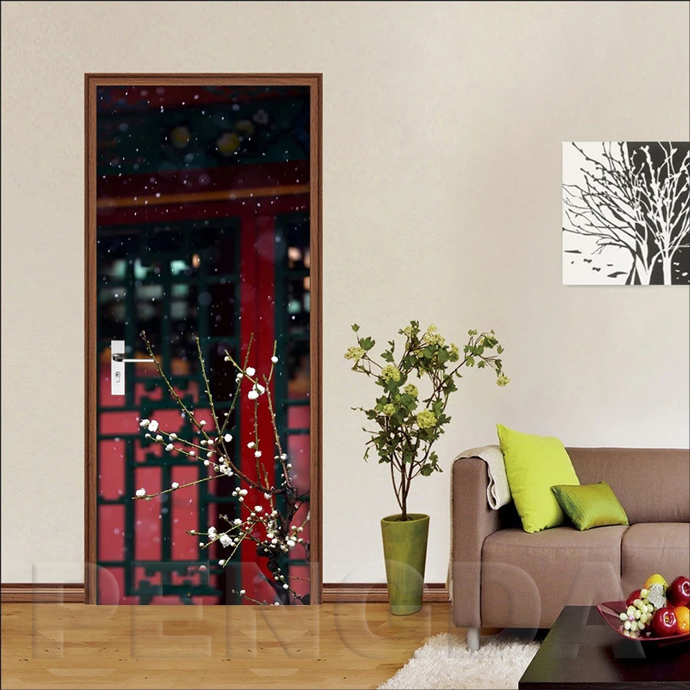 Домашний декор 3D наклейки строительная картина в китайском стиле самоклеящаяся