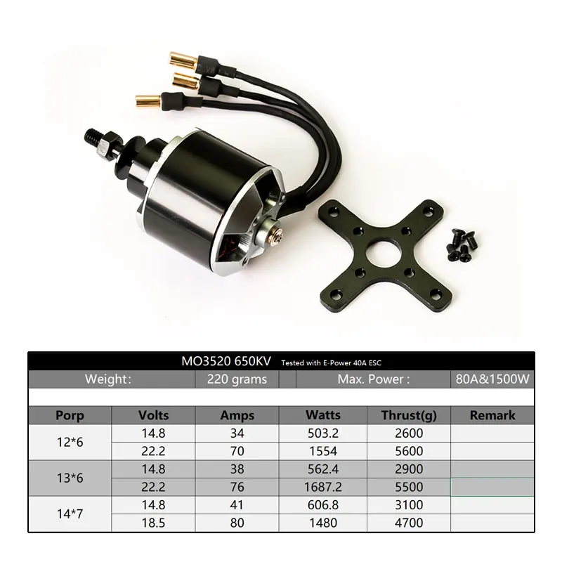 QX-Motor Metal MO 3520 кв/кв бесщеточный двигатель для 4S/5S/6S аккумулятор радиоуправляемая модель Квадрокоптер аксессуары гексакоптер Мультикоптер