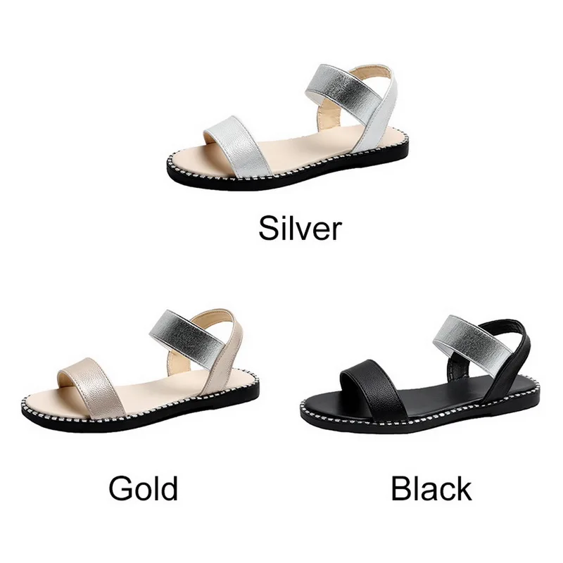 Женские босоножки Летние женские шлепанцы на плоской платформе Шлепанцы