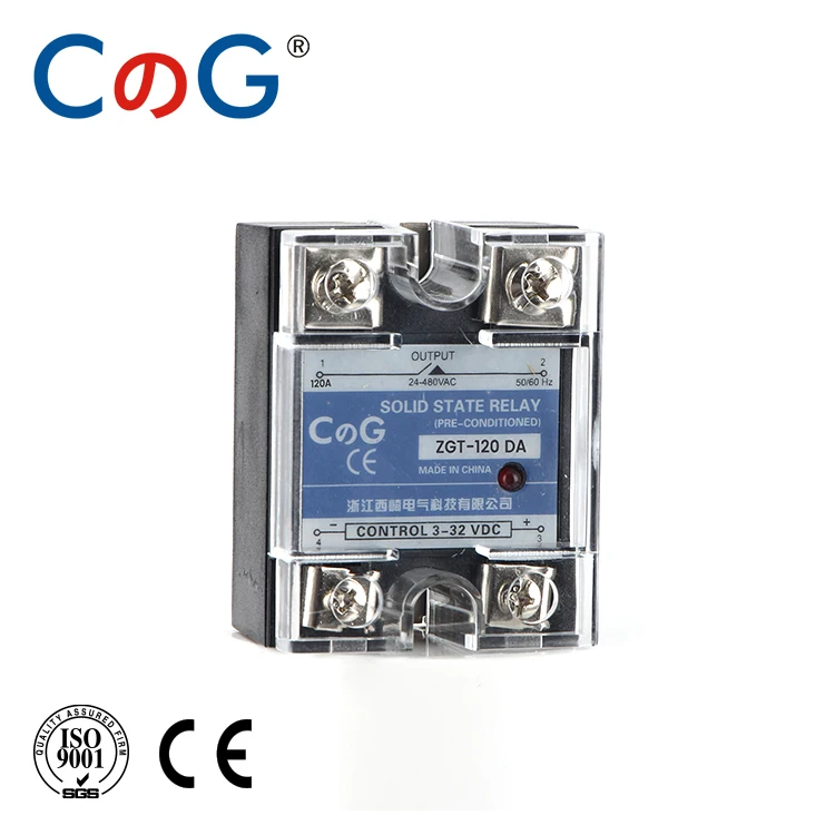 CG SSR-120DA 150DA Однофазный DC контроль AC теплоотвод 24-480VAC до 3-32VDC 120A 150A DA твердотельное реле