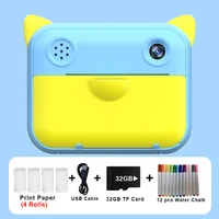 kids camera instant print camera for children 1080p hd video photo camera toys with 32gb card