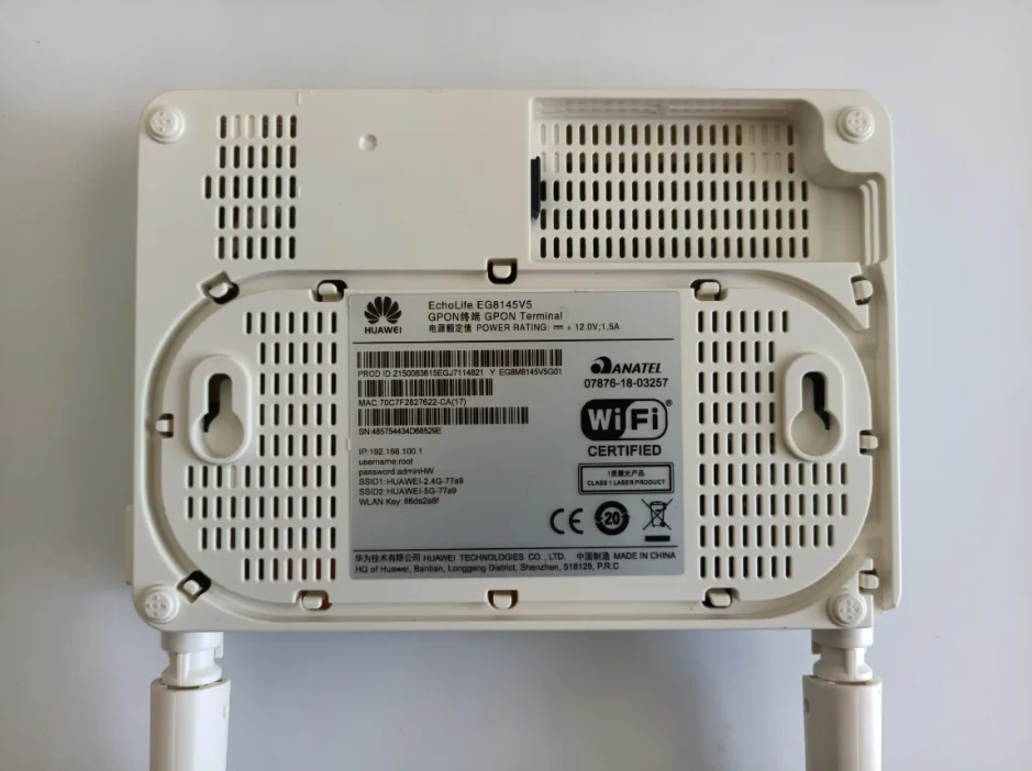 5 шт. оригинальный EG8145V5 Gpon ONU FTTH 4GE + 1 горшки 1USB 2 4G/5G wifi двойной частоты с английским