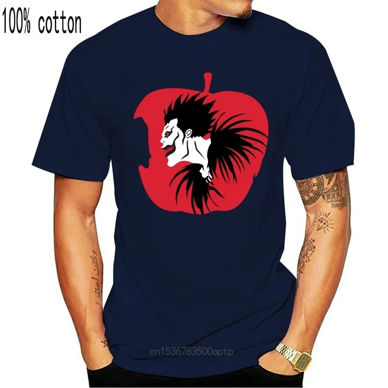 

Мужская и Женская Футболка death note Ryuk, мультяшная рубашка, все размеры, нейтральная, интересная, модная, 2021