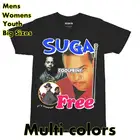 Бесплатная Футболка Suga, мужские Модные футболки оверсайз с оригинальным графическим рисунком