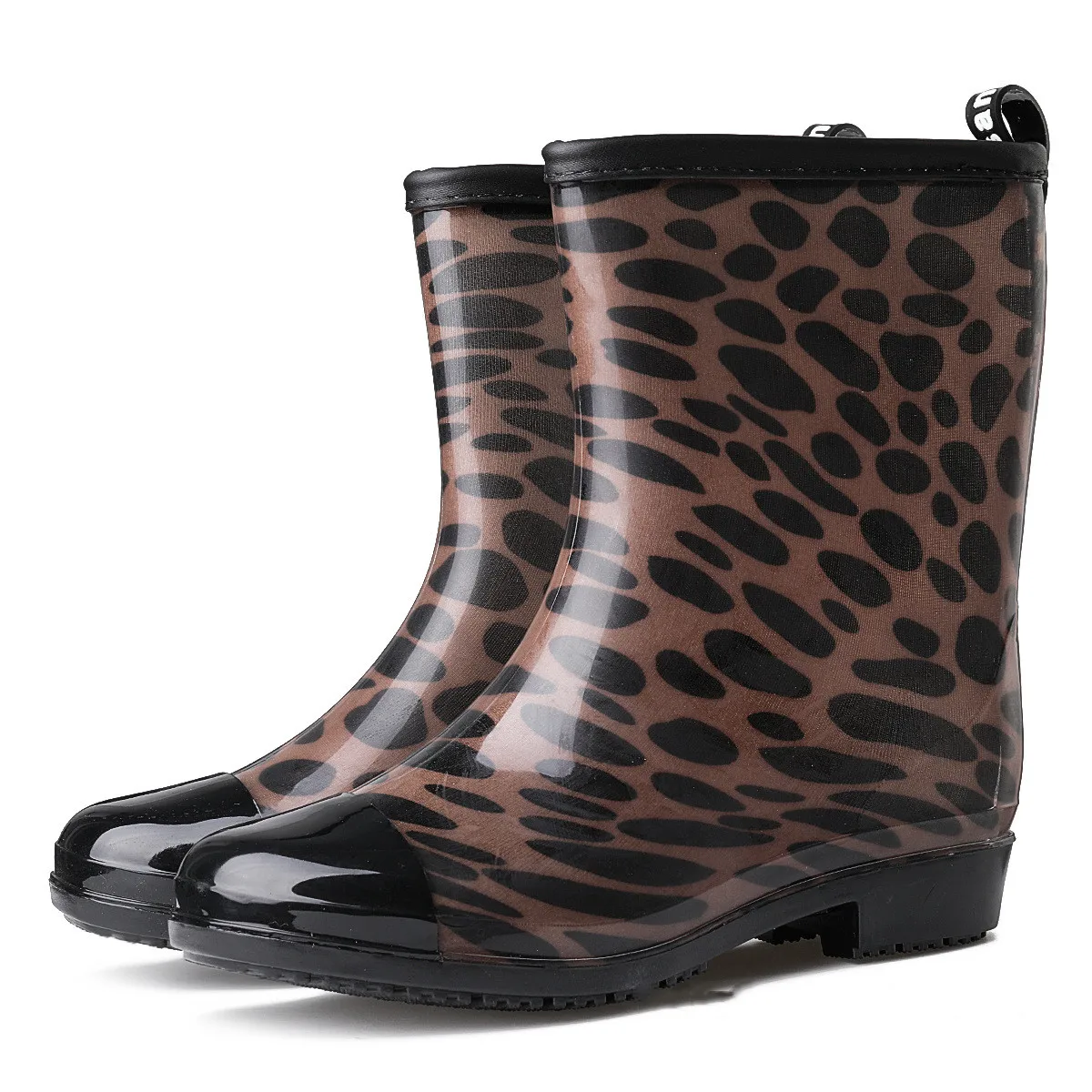 Брендовые дождевые сапоги Mazefeng женские водонепроницаемые ботильоны Женская