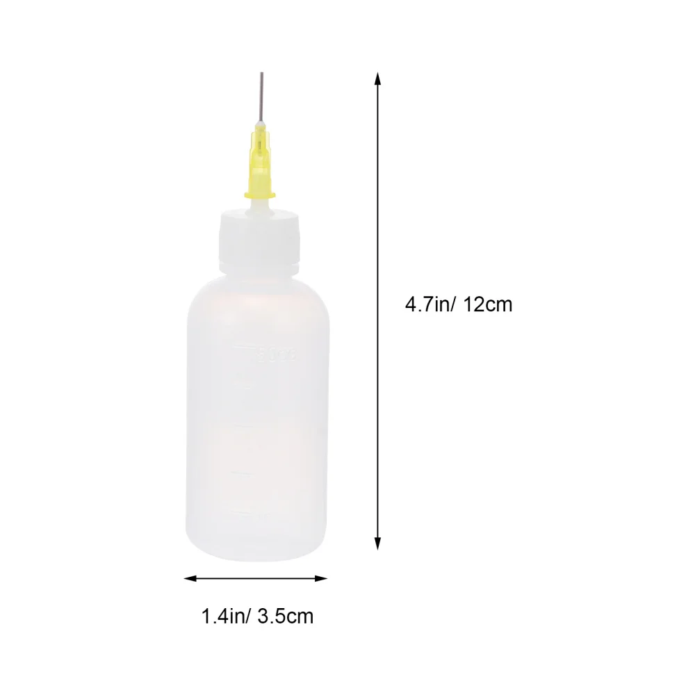 

20PCS 50ML Squeezable Applicator Bottles Applicator Glue Bottles with Needle Tip