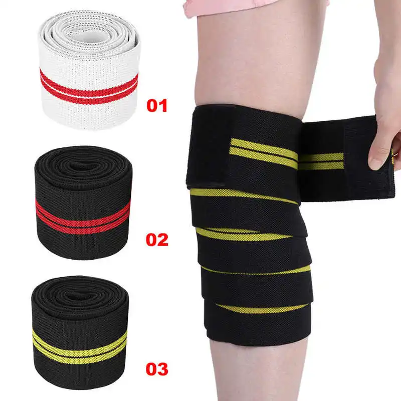 

Elastic Bandage Compression Knee Support Sports Strap Knee Protector Bands Ankle Leg Elbow Wrist Calf Brace