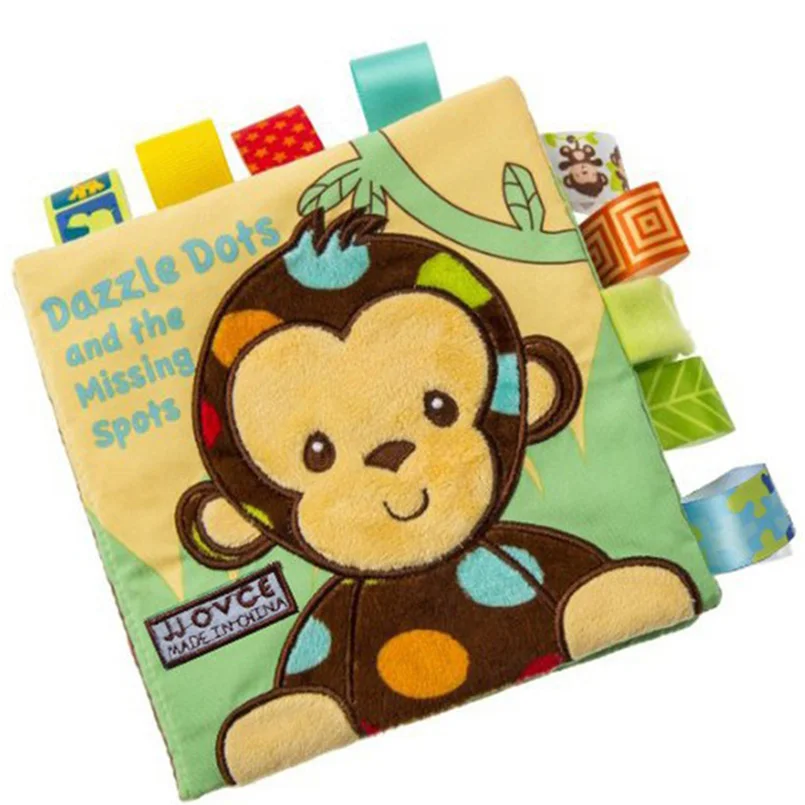 Monkey Мягкая кроватка кровать коляска детские игрушки 0-12 месяцев обучающая подвесная кровать спиральная детская коляска игрушки для новорожденных милые животные погремушки - Цвет: Monkey