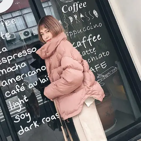 2020 зимнее женское пальто пуховик со стоячим воротником Анорак толстая ветровка