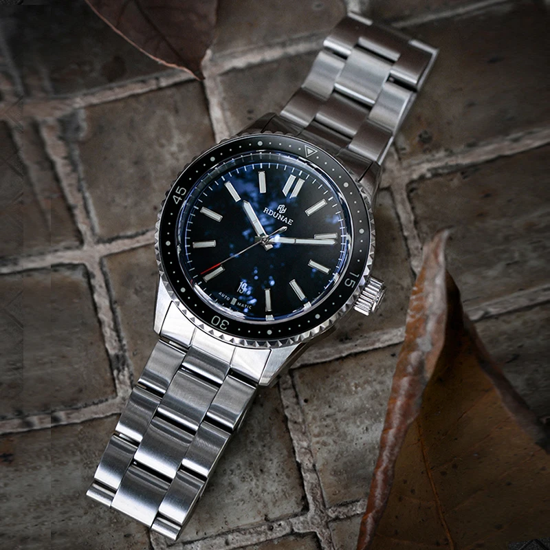RDUNAE R4 новые модные часы для дайвинга из пузырчатого стекла с большим циферблатом