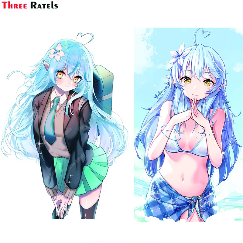 

Три Ratels A488 милые Аниме Девушки юкихана ламы Hololive наклейка для Iphone ноутбук топливный бак крышка Украшение Наклейка