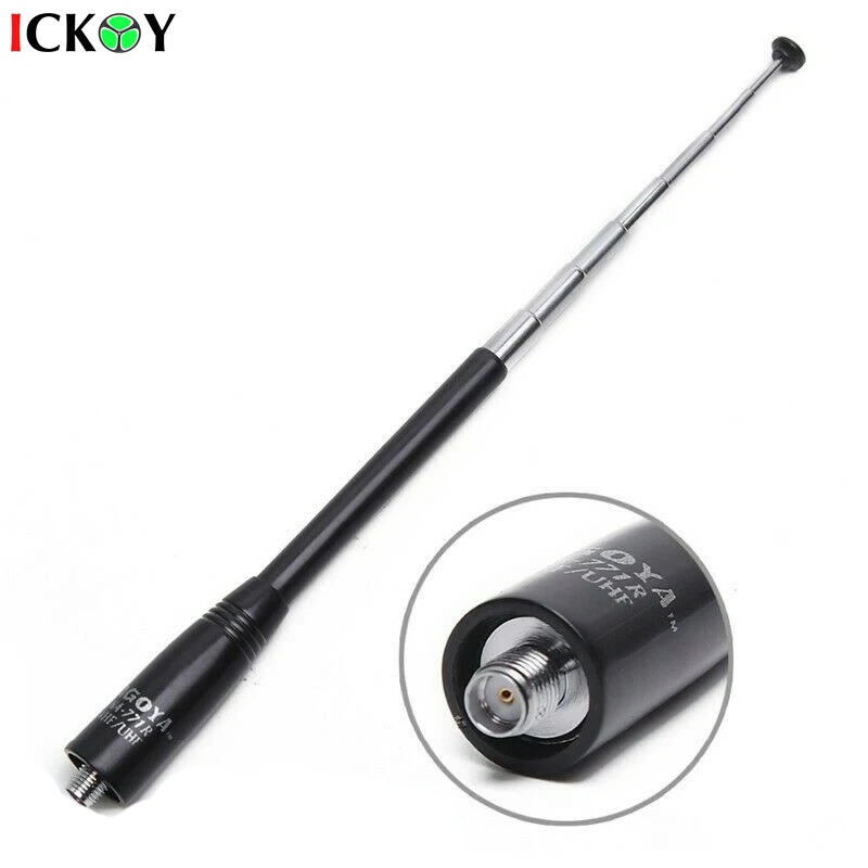 Телескопическая SMA Female F двухдиапазонная антенна для Motorola GP68 GP88 GP88s GP328 GP338 PLUS CP200