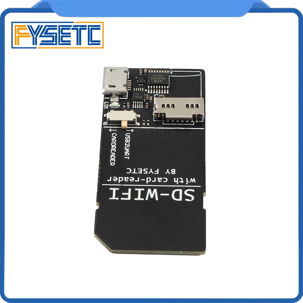SD-WIFI FYSETC с модулем считывания карт Запуск ESPwebDev на борту USB для последовательного