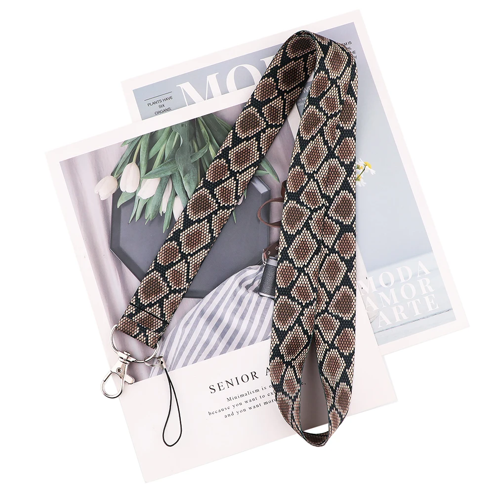 

ZF2953 1pcs Python Creative Lanyard Badge ID Lanyards Mobile Phone Rope Key Lanyard Neck Straps Accessories