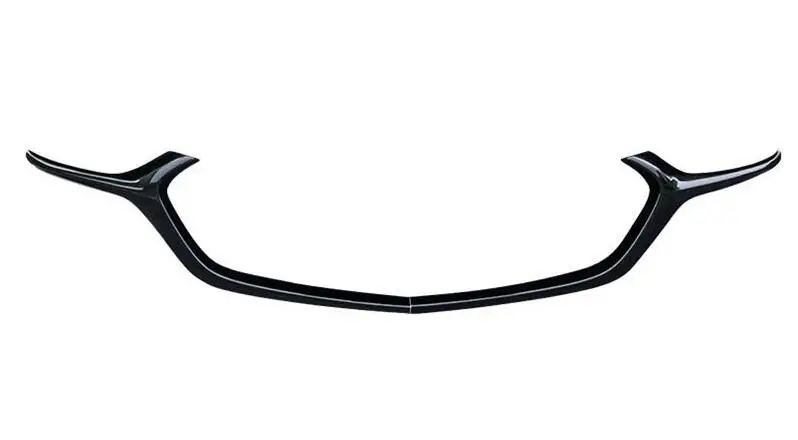 

2PCS ABS Glossy Black Front Bumper Mesh Grille Grills Strip Trims Cover For Mazda 3 M3 Sedan 2020 2021